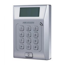 TERMINAL control acces HIKVISION, cititor carduri MiFare, TCP/IP, tastatura si sonerie, DS-K1T802M (timbru verde 0.18 lei)