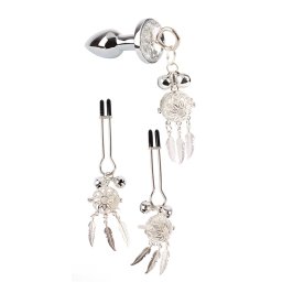 Set Rosy Plume Silver