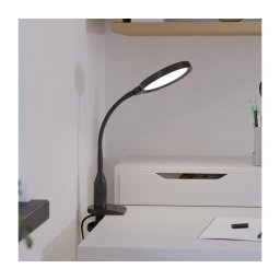 Eglo 902174 - Lampă LED dimabilă cu clemă LAURO LED/5,5W/230V 2700/4000/6500K neagră