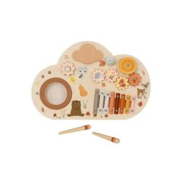 Tablita cu activitati, baby mix, cu animale, din lemn