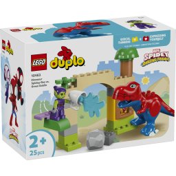 Dinozaurul spidey-rex vs green goblin