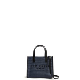 TED BAKER Geantă mică Paolina Faux Raffia Small Icon 284037 navy