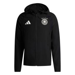 ADIDAS PERFORMANCE Geacă sport 'Germany Tiro Travel Full Zip' negru