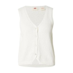 LEVI'S ® Geacă tricotată 'Helen Mini Boucle Vest' alb