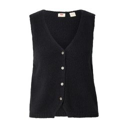 LEVI'S ® Vestă tricotată 'Helen Mini Boucle Vest' negru