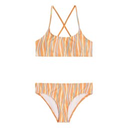 O'NEILL Costum de baie două piese 'Essentials' albastru porumbel / galben deschis / verde pastel / portocaliu deschis