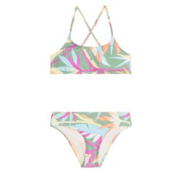 O'NEILL Costum de baie două piese 'Essentials Bralette' azuriu / galben deschis / roz