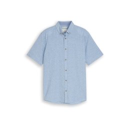TOM TAILOR Cămașă bleumarin / albastru deschis / alb