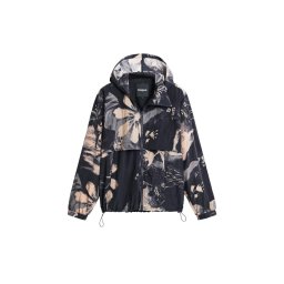 Desigual Geacă de primăvară-toamnă bej / gri / negru