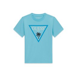 GUESS Tricou 'MINIME' albastru / albastru deschis / alb