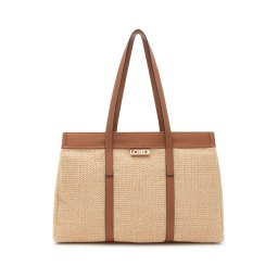 L.CREDI Plase de cumpărături 'Rosalie' bej / maro coniac