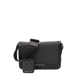 Michael Kors Geantă de umăr gri închis / negru