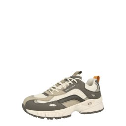 ARMANI EXCHANGE Sneaker low 'SPEED' maro deschis / maro închis / alb