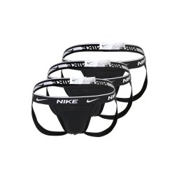 NIKE Underwear Slip negru / alb