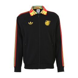ADIDAS PERFORMANCE Bluză cu fermoar sport 'JFF A OG JK' galben / verde / roșu / negru