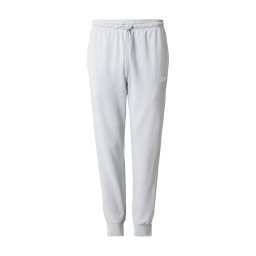 Nike Sportswear Pantaloni 'Club Fleece' gri deschis / alb
