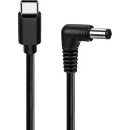 Cablu incarcare USB type C la DC 2.5 x 5.5mm 5V/3A 0.5m, Goobay G78968