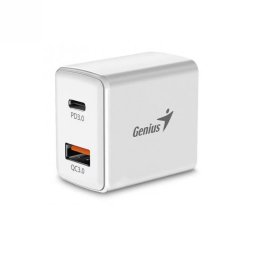 Incarcator priza Quick Charge 1 x USB-A + 1 x USB-C 20W, Genius