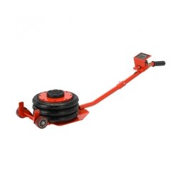 Yato - YT-17230 - Cric auto pneumatic cu perna, 400 mm, 4 T, roti de transport