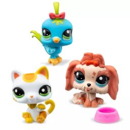 Littlest Pet Shop seet de figurine - Vibrație citadină - 3 buc