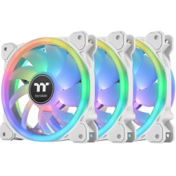 TT Premium Snow White Swafan 14 RGB, 140 mm, 3 bucati