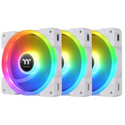 TT Premium Snow White Swafan EX12 RGB, 120 mm, 3 bucati