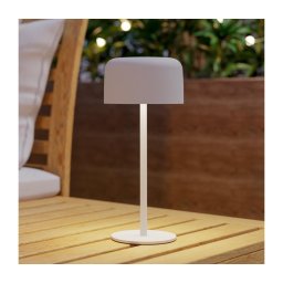 Eglo 901892 - Lampă de masă solară LED ROCCANOVA LED/2,8W/3,7V IP44 albă