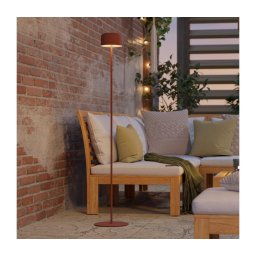 Eglo ROCCANOVA 901897 - lampă solară de podea LED/2,8W/3,7V IP44 portocalie