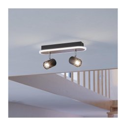 Eglo 901632 - Spot LED RIMBOCCHI, 12W, 230V, maro/negru