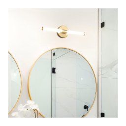 Eglo 901854 - Aplică LED pentru oglindă de baie RAMOLA LED/7,5W/230V 45cm IP44 auriu