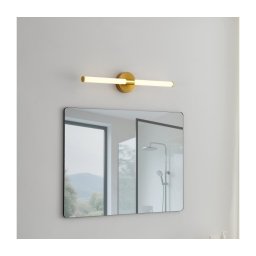Eglo 901855 - Aplica LED pentru oglindă de baie RAMOLA, 11W, 230V, 60 cm, IP44, auriu