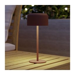 Eglo ROCCANOVA 901896 - Lampă de masă solară LED, 2,8W/3,7V, IP44, portocaliu