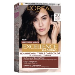 Vopsea Par Permanenta fara Amoniac Excellence Universal Nudes 2U Darkest Brown, 192 ml