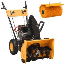 Freza de zapada cu masina de maturat 2 în 1, benzina 6,5 CP GartenMobel Dekor