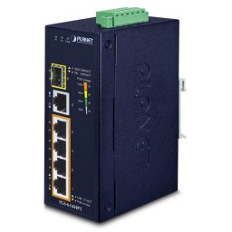 Switch PLANET IGS-614HPT network switch Unmanaged Gigabit Ethernet (10/100/1000) Power over Ethernet (PoE) Blue