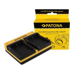 Patona Dual incarcator pentru Fujifilm Fuji NP-50 FinePix F100fd F100fd F50fd F50fd F60fd inkl. Micro-USB