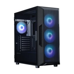 Carcasa i3 Neo ARGB V2 Black Fara sursa Negru