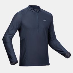 Bluză Drumeție la Munte MH500 Albastru închis Bărbați