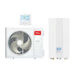 Pompa de caldura split TCL Tri-thermal R32 14kW A+++, pentru incalzire, racire si apa calda menajera, cu incalzitor electric 9kW, 3 Zone control, WiFi, protectie inghet in 3 etape, trifazata