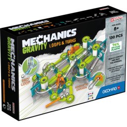 Geomag set magnetic 130 piese mechanics gravity re loops & turns, 763