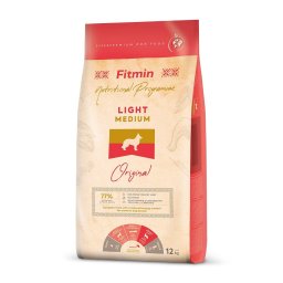 FITMIN Dog Medium Light 12 kg hrana uscata caini talie medie cu activitate redusa