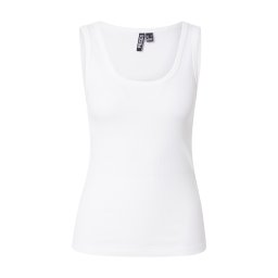 PIECES Top 'PCMay' alb