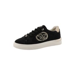 TOM TAILOR Sneaker low auriu / negru