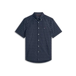 TOMMY HILFIGER Cămașă 'FLEX' albastru / alb