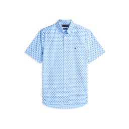 TOMMY HILFIGER Cămașă 'FLEX' albastru deschis / albastru închis