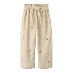 NAME IT Pantaloni 'NMFDUNIANA' bej / kaki / fucsia / roz