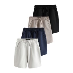 Next Pantaloni albastru marin / grej / negru / alb
