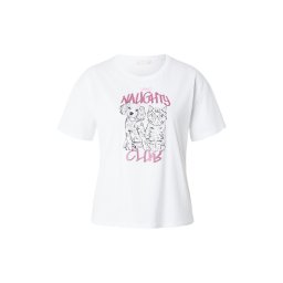 Liu Jo Tricou roz / negru / alb
