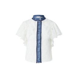 Liu Jo Bluză albastru denim / alb