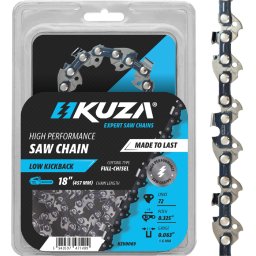 KUZA - Lant pentru drujba, Lungime 18", pas 0.325", grosime 063"-1.6 mm, 72 Zale, 1 lant/pachet